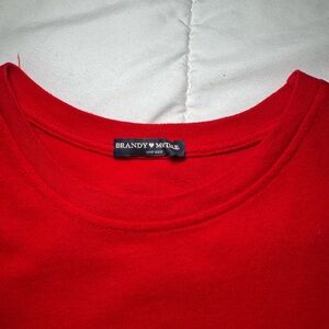 Brandy Melville Bold Red Top